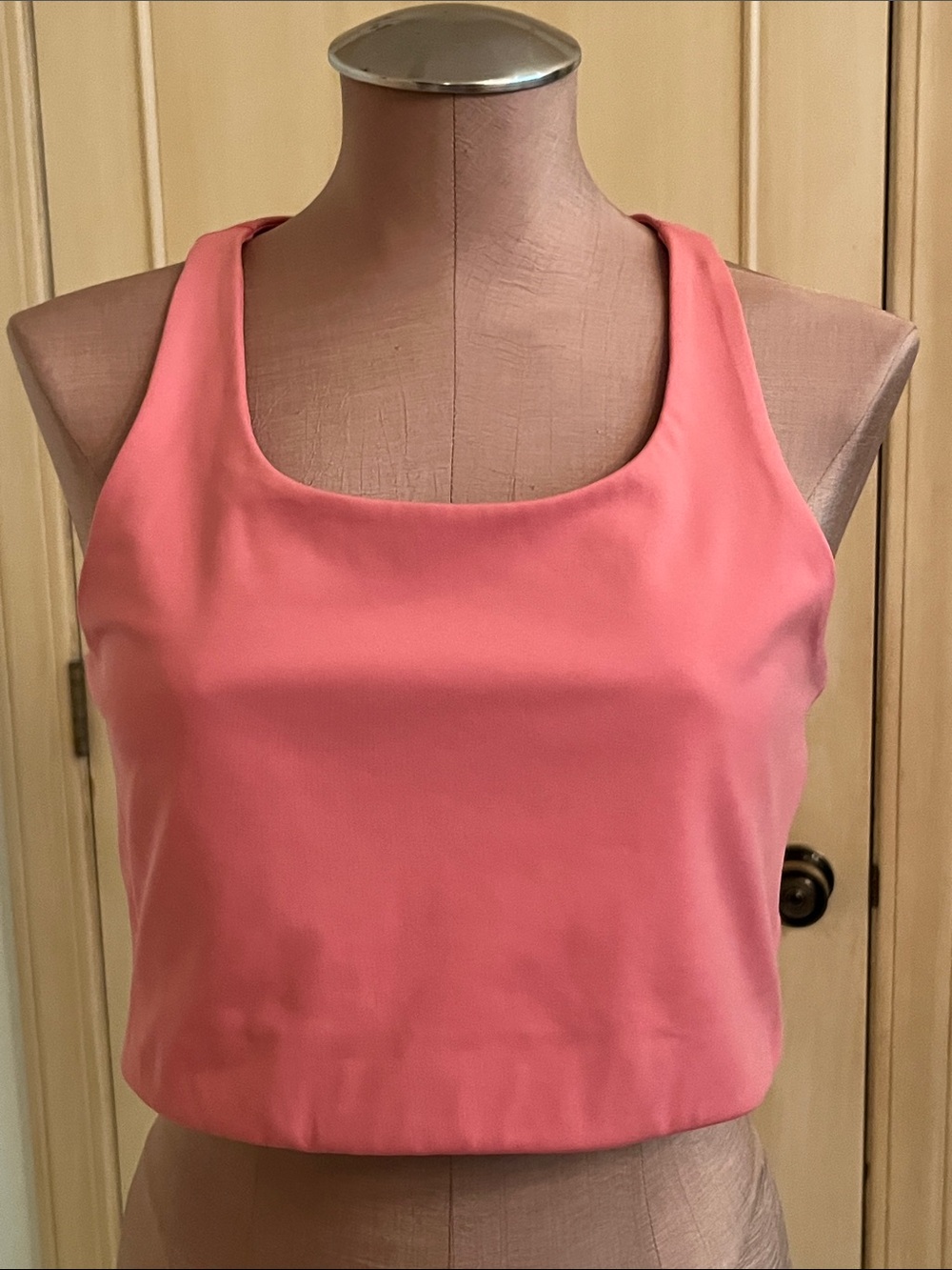 GIRLFRIEND COLLECTIVE Workout Yoga Salmon Crop Tank Racerback Exercise Top XXL